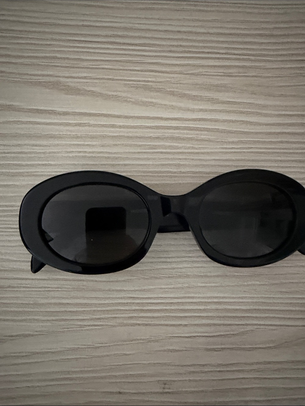 Celine Black Oval Sunglasses for Women